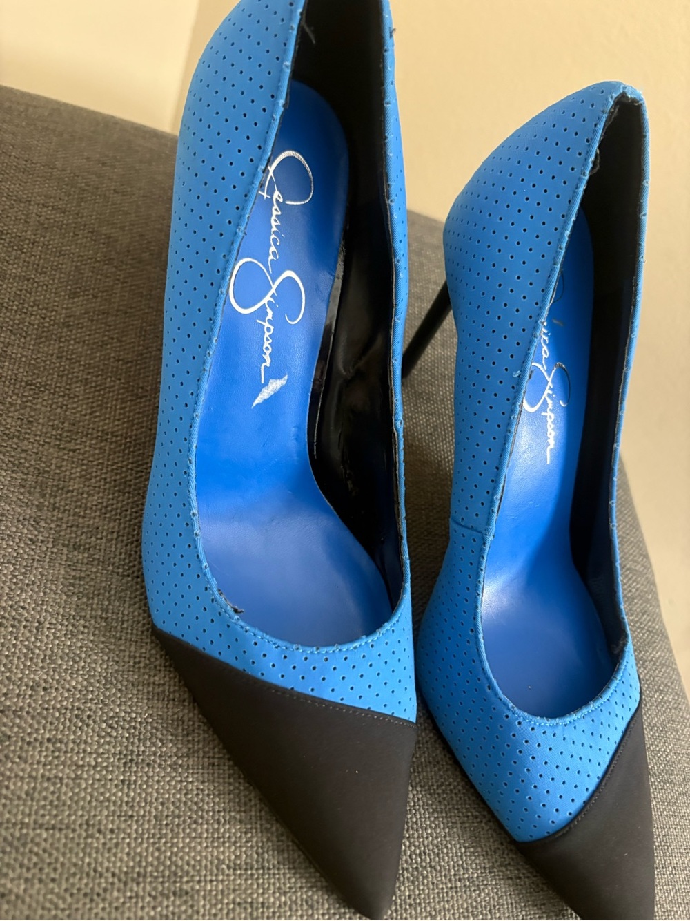Women’s Jessica Simpson Blue High Heels Size 10